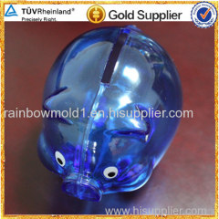 clear plastic money box