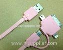Colorful 1M 4-in-1 Multifunction USB Cable , Micro USB Charger Data Cable