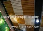 Waterproof Coffee Decorative Ceiling Panels / Drop Ceiling Panels For Indoor