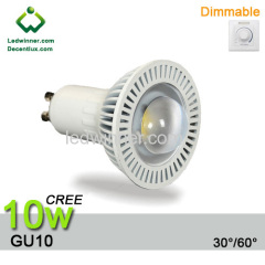 gu10 dimmable led cree XT-E 10w