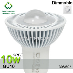 dimmable led gu10 CREE XH-G 10w