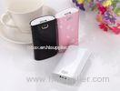 Pink Portable Battery Charger / Portable USB 2.0 Power Bank 4400MAH For Mobile Phone