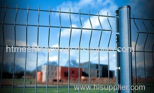 triangle curve welded wire mesh fence