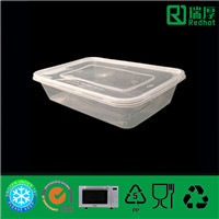 Plastic Disposable Food Storage Food Container 500ml