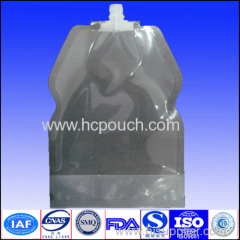 spout pouch plastic drinking water bag