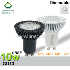 gu10 led dimmable CREE XH-G 10w