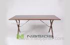 Modern Cross Leg Dining Table