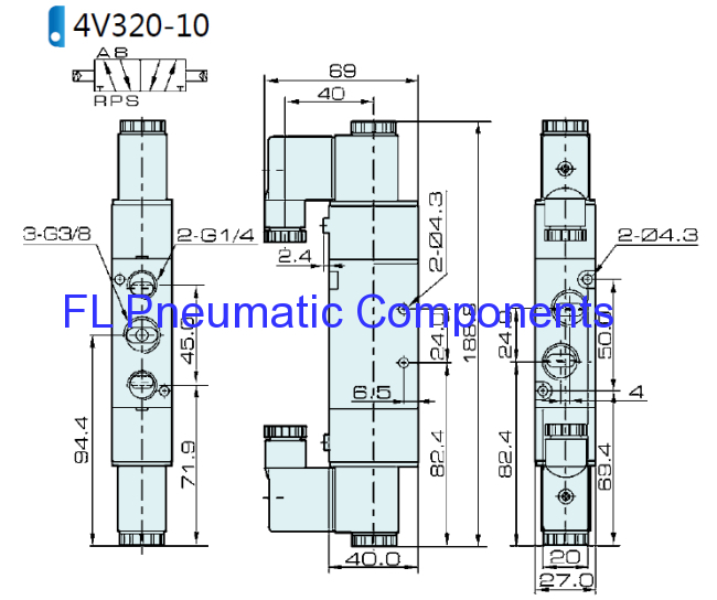 4V320-10 Solenoid Valve