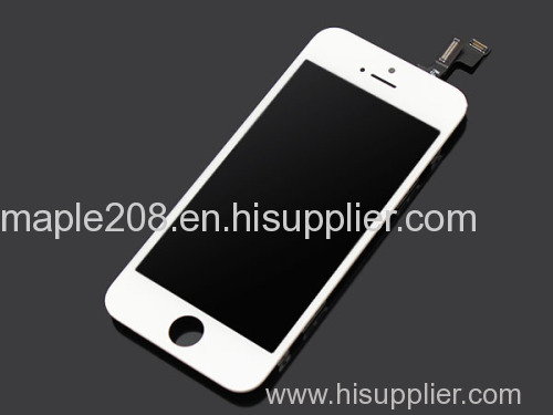 Original New For iphone 5S lcd Touch Screen Digitizer Assembly - White