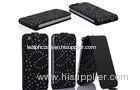 Leather Flip iPhone 5 Protective Cases Handmade Alligator Phone Case