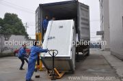 powder coating oven exported to russia