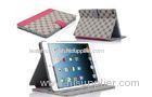 Frosted Shell iPad PU Leather Wallet Cover With Magnet Clasp