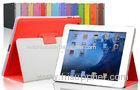 Vibration Proof Orange PU Android Tablet Case , iPad 2&3 Frosted Protevtive Cover