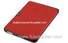 10.1 inch Red PU Samsung Tablet Leather Case , Handmade Tablet Cover