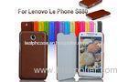Classical Lenovo S880 Mobile Phone Protective Case Silk Printed PU