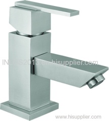 Lead free stainless steel basin faucet