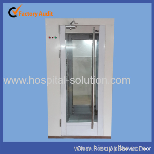 Hospital clean room air shower door