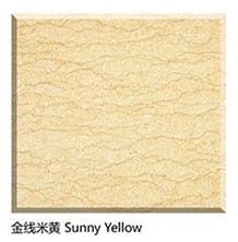 Sunny Yellow marble tiles