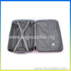 2014 new products fashion trolley travel case pink PC luggage sets