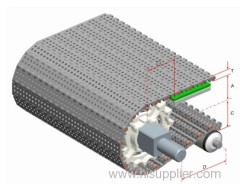 200B series plastic modular Conveyor belts