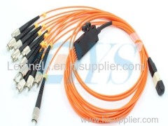 40g Sinelmode Female MPO- SC Fiber Optic Patch Cord