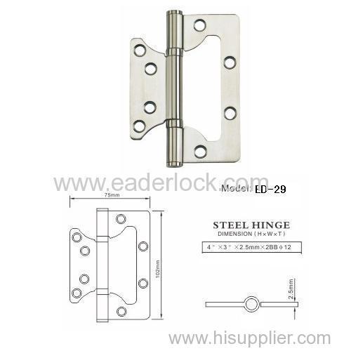 4' folding locking closing iron hinge