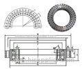 YRT 50 High Precision Rotary Table Bearings For Machinery P2 P4 P5