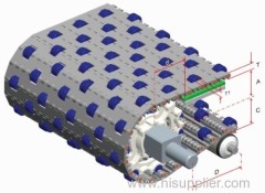 Transverse Roller Top 200 Plastic modular belt