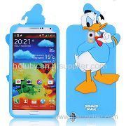 Cute Duck Pattern Silicone Case for Samsung Galaxy Note III N9000