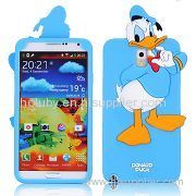 Cute Duck Pattern Silicone Case for Samsung Galaxy Note III N9000