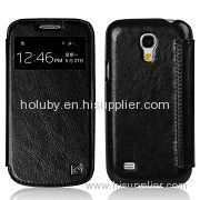 HOCO Crystal Series Caller Display Leather+PC Case for Samsung Galaxy S4 Mini i9190 i9192 i9195