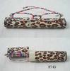 Multi Colored Metal Folding Reading Glasses 1.00 - 4.00 With Leopard Print Case