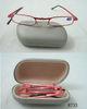 1.50 Folding Reading Glasses For Women , Red / Purple Ready Stock