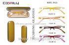 Cool 2.50 Bifocal Reading Glasses Half Frame For Women , No Line Fashionable