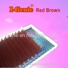 Brown tones eyelash extensions manufacturer in Korea