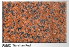 Red granite tiles tian shan red