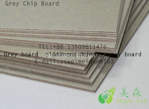 Duplex board  grey chip board 