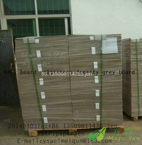 grey laminated chip board paper 