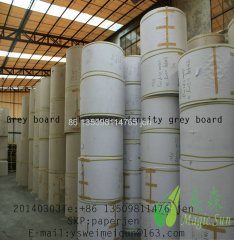 250-1850gsm Mixed pulp duplex Gray chip Board