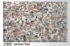 Chinese San Bao Red Granite Slab