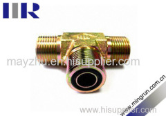 ORFS Male O-RING Hydraulic tee fitting