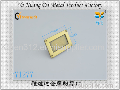 yahuangda hot sale zinc alloy decorative label