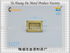 yahuangda hot sale zinc alloy decorative label