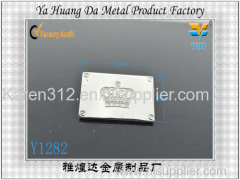 wholesale metal label from guangzhou