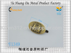 2014 hot sale high quality metal label from yahuangda