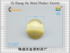 2014 hot sale fashion decorative metal label