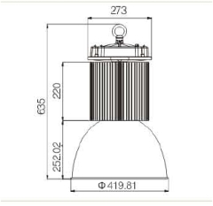 200W, 120 degree,2700-6500K,COB, 50/60HZ,LED high bay light fixtures