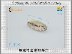 wholesale high quality metal label from yahuangda