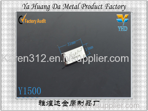 wholesale high quality metal label