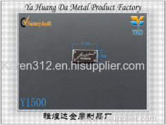 wholesale high quality metal label